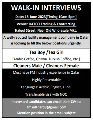 2 10 Gulf Times Classified Jobs - 15 June 2023