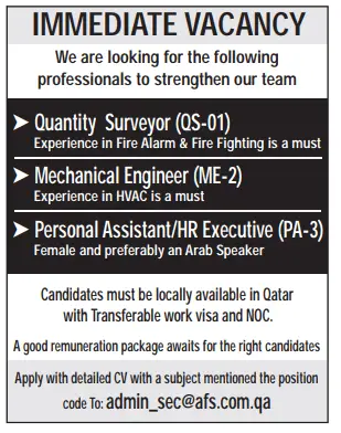 6 13 Gulf Times Classified Jobs - 22 June 2023