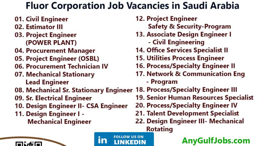 Fluor Corporation Jobs | Careers - Saudi Arabia