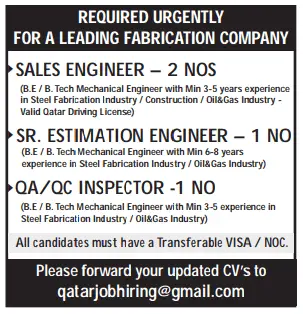 7 4 Gulf Times Classified Jobs - 10 July 2023