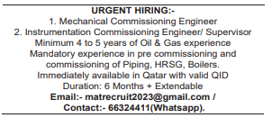 7 Gulf Times Classified Jobs - 03 July 2023