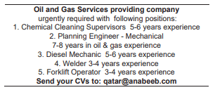 8 10 Gulf Times Classified Jobs - 30 July 2023