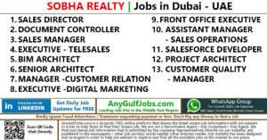 SOBHA REALTY Jobs | Careers - Dubai, UAE