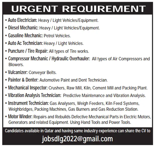 1 4 Gulf Times Classified Jobs - 06 August 2023