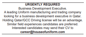 4 2 Gulf Times Classified Jobs - 06 September 2023