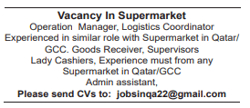 4 5 Gulf Times Classified Jobs - 11 September 2023