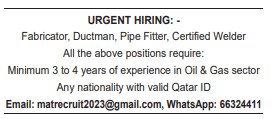 10 12 Gulf Times Classified Jobs - 30 October 2023