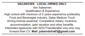7 1 Gulf Times Classified Jobs - 02 October 2023