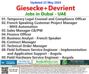 Giesecke+Devrient Jobs | Careers - Dubai, UAE