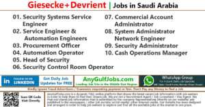 Giesecke+Devrient Jobs | Careers - Saudi Arabia