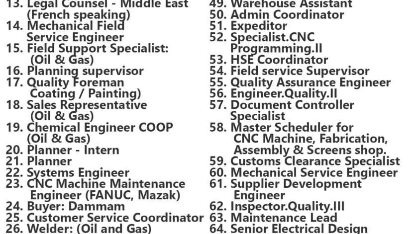 NOV Jobs | Careers - Saudi Arabia