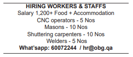 10 8 Gulf Times Classified Jobs - 20 November 2023