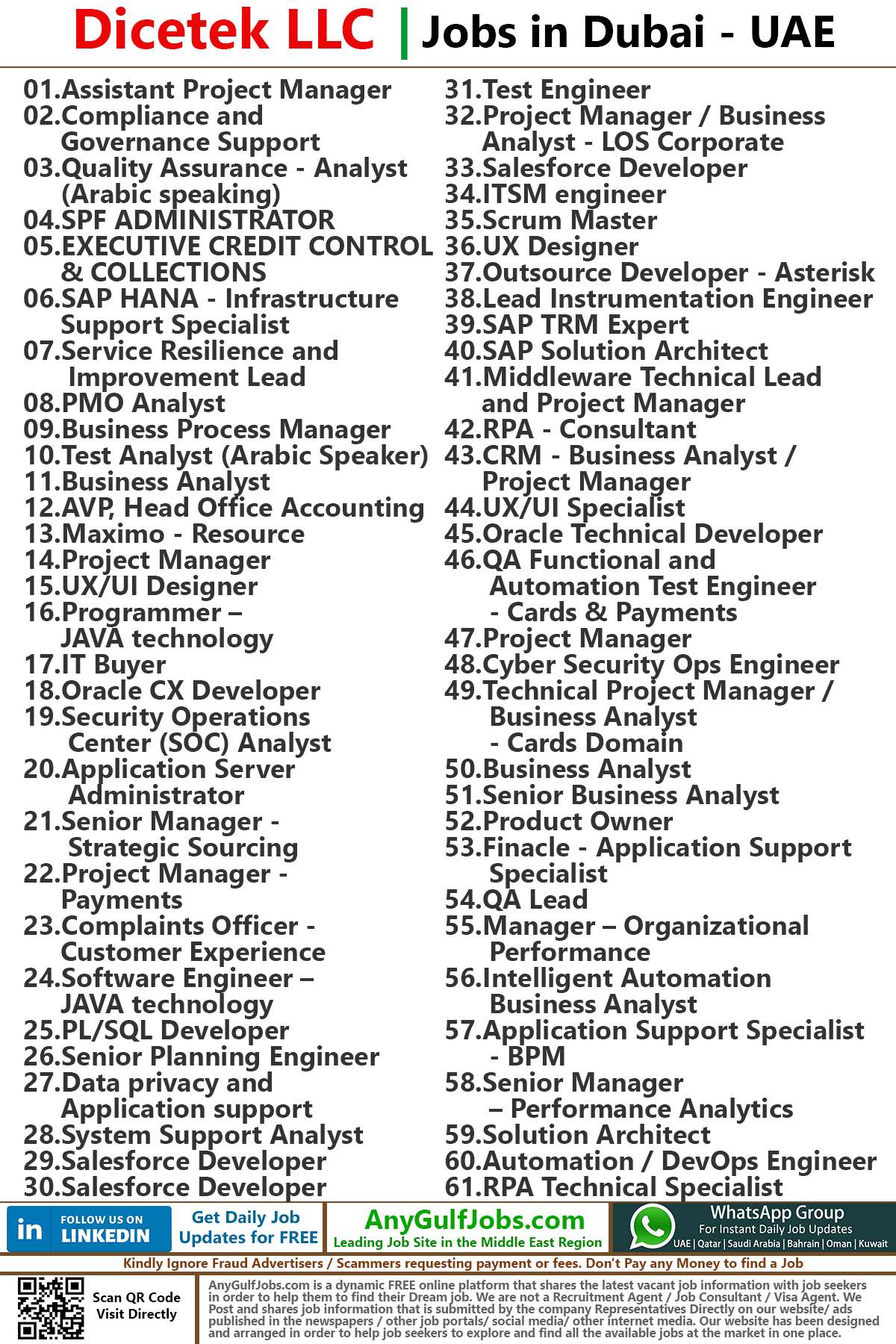 Phoenician Technical Services LLC Jobs Careers United Arab Emirates