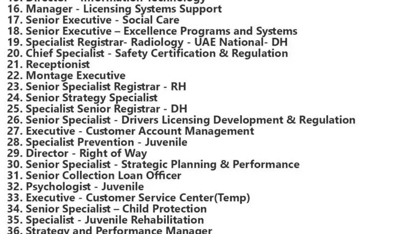 Dubai Careers Jobs | Careers - United Arab Emirates