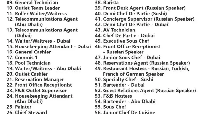 Rixos Hotels Jobs | Careers - Dubai - UAE