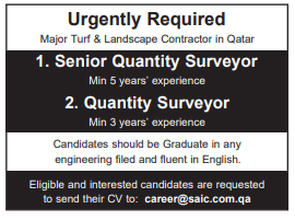 1 6 Gulf Times Classified Jobs - 11 December 2023