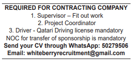 2 9 Gulf Times Classified Jobs - 14 December 2023