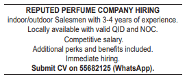 4 11 Gulf Times Classified Jobs - 19 December 2023