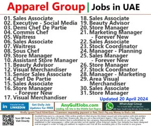 Apparel Group Jobs | Careers - United Arab Emirates
