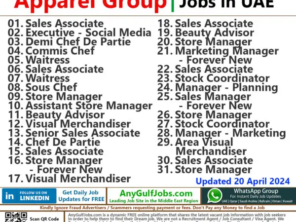 Apparel Group Jobs | Careers - United Arab Emirates