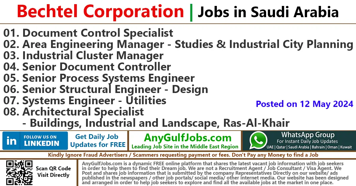 Bechtel Corporation Saudi Arabia 2 Bechtel Corporation Jobs in Saudi Arabia