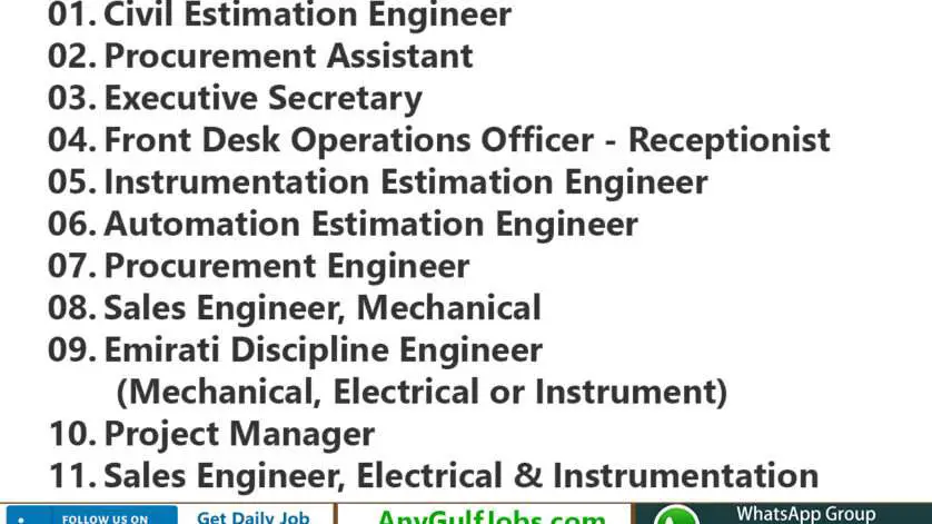 Emirates Electrical & Instrumentation Company Jobs | Careers - Dubai - UAE