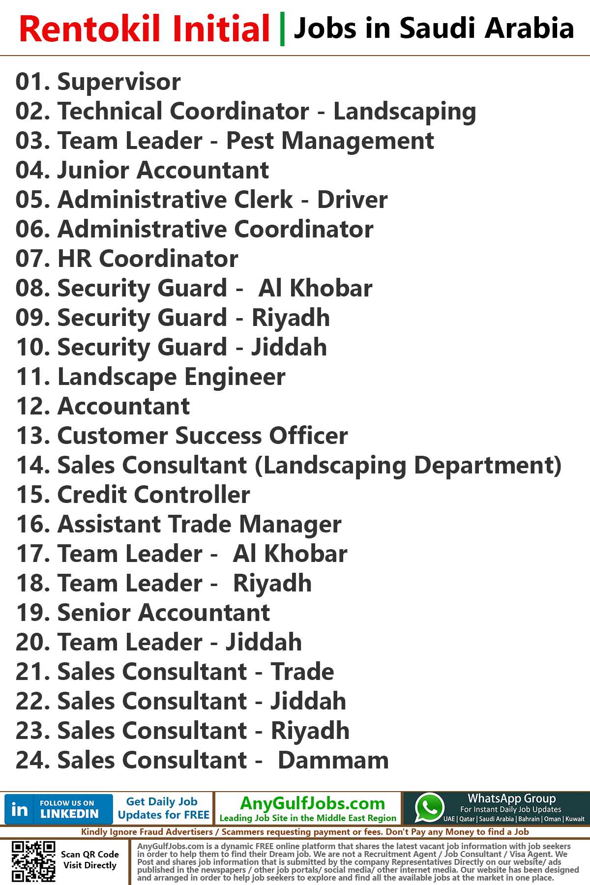 Rentokil Initial Jobs | Careers - Saudi Arabia