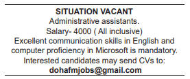 11 7 Gulf Times Classified Jobs - 25 January 2024