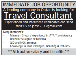 6 5 Gulf Times Classified Jobs - 11 January 2024