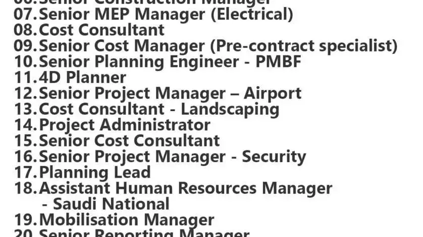 Mace Jobs | Careers - Saudi Arabia