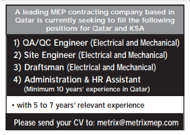 1 5 Gulf Times Classified Jobs - 08 February 2024