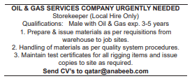 8 12 Gulf Times Classified Jobs - 25 February 2024