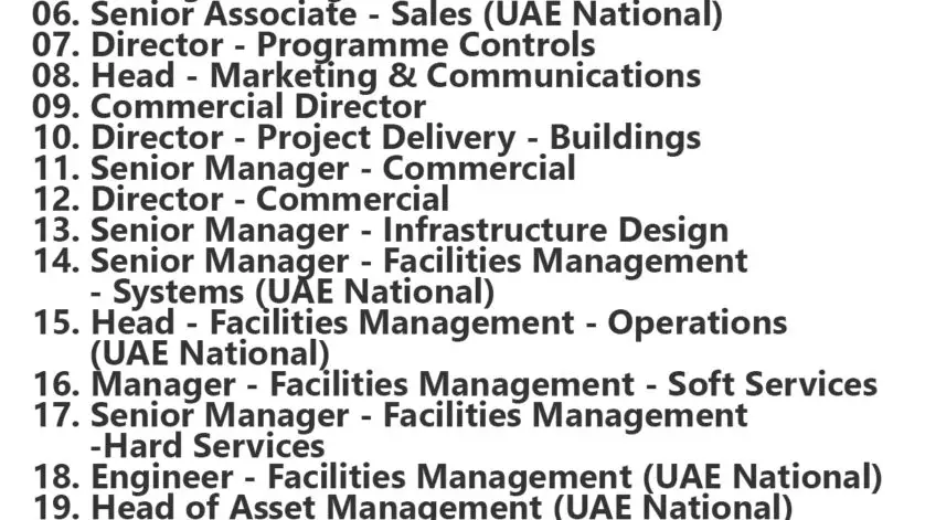 Expo City Dubai Jobs | Careers - United Arab Emirates