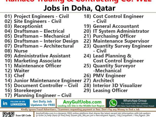 Ramaco Trading & Contracting Co. WLL Jobs | Careers - Doha, Qatar