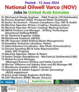 NOV Jobs | Careers - United Arab Emirates