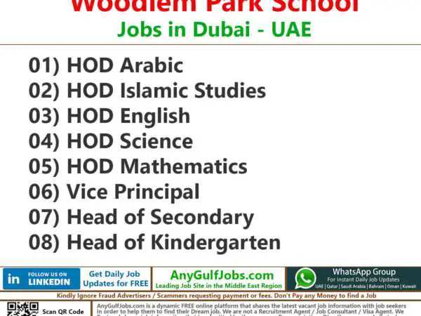 Woodlem Park School Jobs | Careers - Dubai - UAE