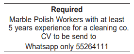 4 16 Gulf Times Classified Jobs - 28 April 2024
