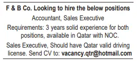 5 11 Gulf Times Classified Jobs - 25 April 2024