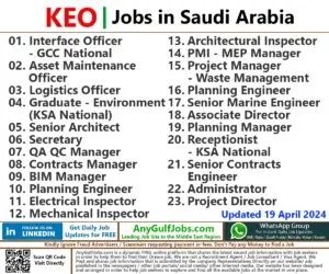 KEO Jobs | KEO International Consultants Careers in Saudi Arabia