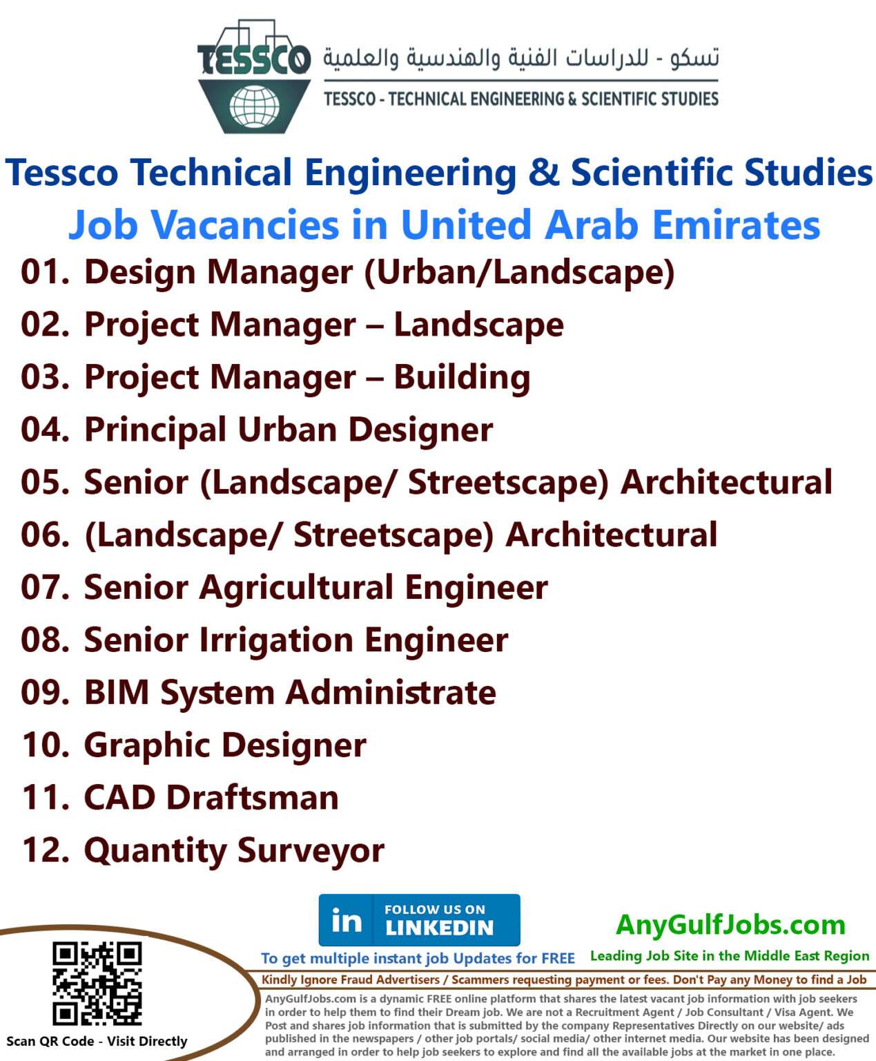 Tessco Technical Engineering & Scientific Studies Jobs Careers