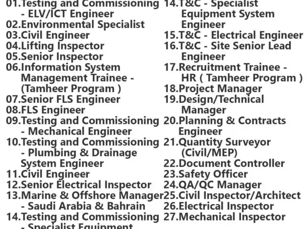 Bureau Veritas Jobs | Careers - Saudi Arabia (Tabuk - NEOM, Saudi Arabia)