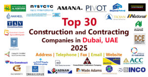 Top 30 Construction and Contracting Companies in Dubai - UAE