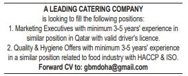 6 4 Gulf Times Classified Jobs - 09 June 2024