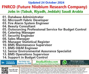 FNRCO Jobs | Careers - Saudi Arabia