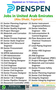 Penspen Jobs | Careers - Abu Dhabi, Fujairah, Dubai - UAE