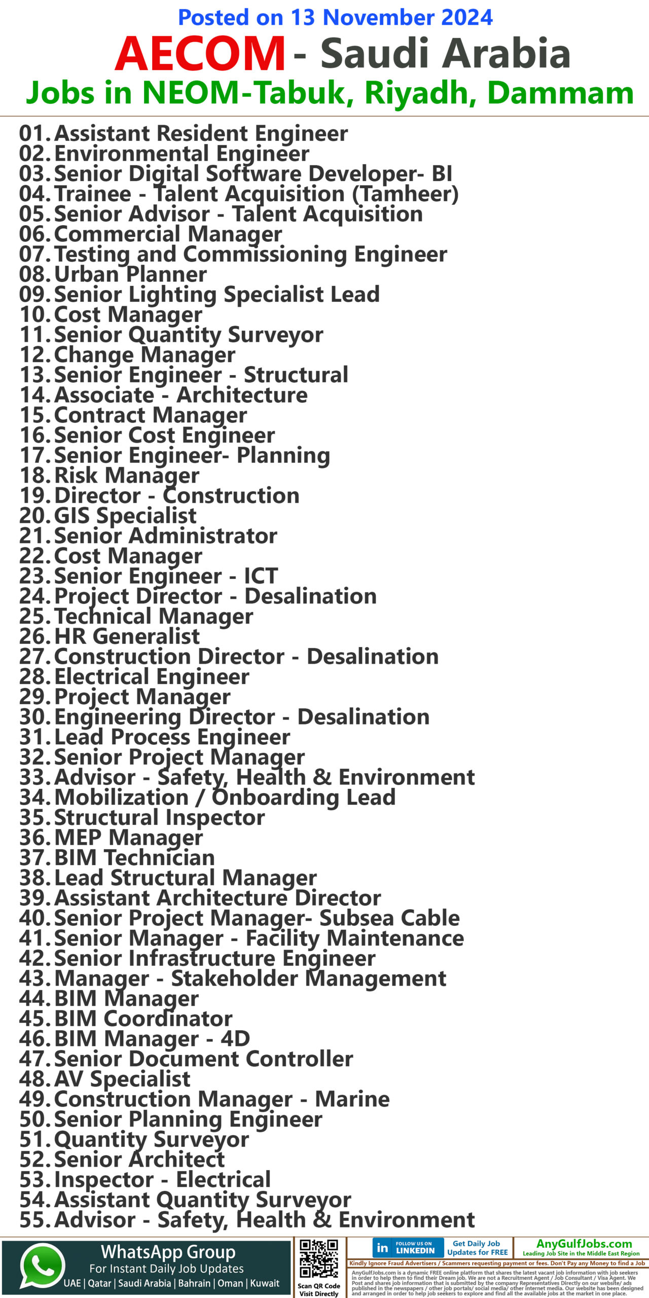 AECOM NEOM Riyadh Tabuk Saudi Arabia 5 scaled AECOM Jobs in NEOM, Riyadh, Tabuk - Saudi Arabia