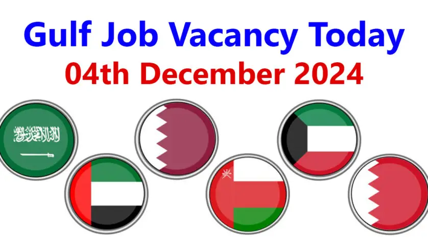 Today Gulf Job Vacancy