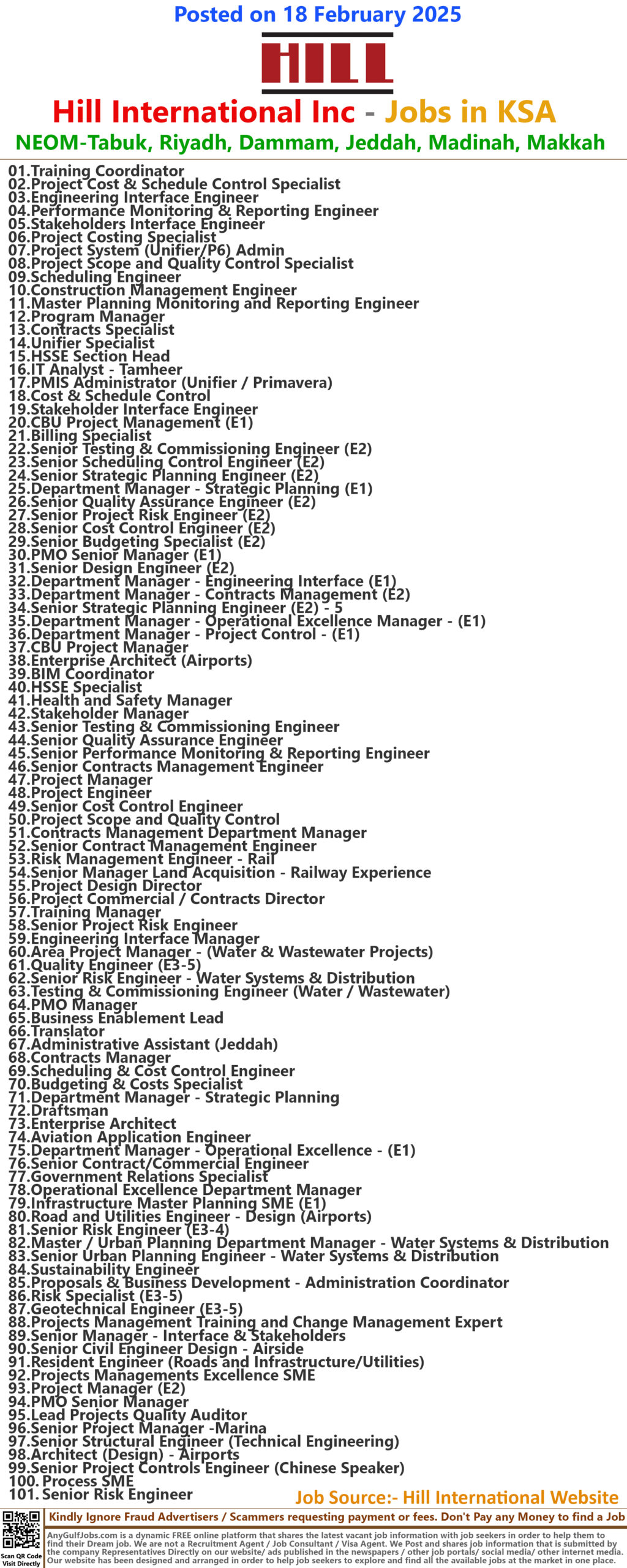 Hill International Inc Jobs | Careers - Saudi Arabia