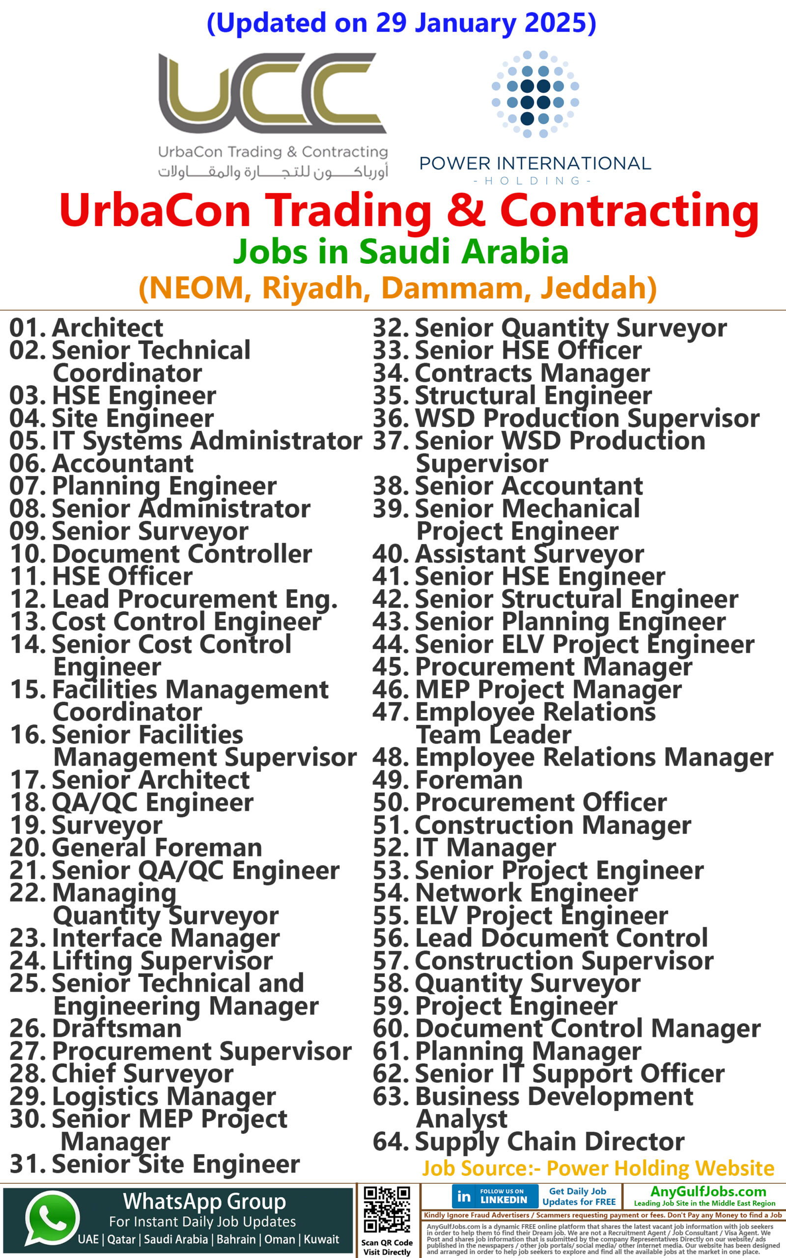 UCC | UrbaCon Trading & Contracting Jobs | Careers - Saudi Arabia