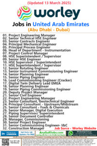 Worley Jobs | Careers - United Arab Emirates